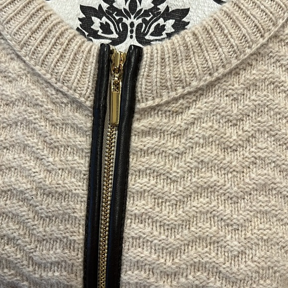 Tory Burch, beige wool sweater - Picture 2 of 5